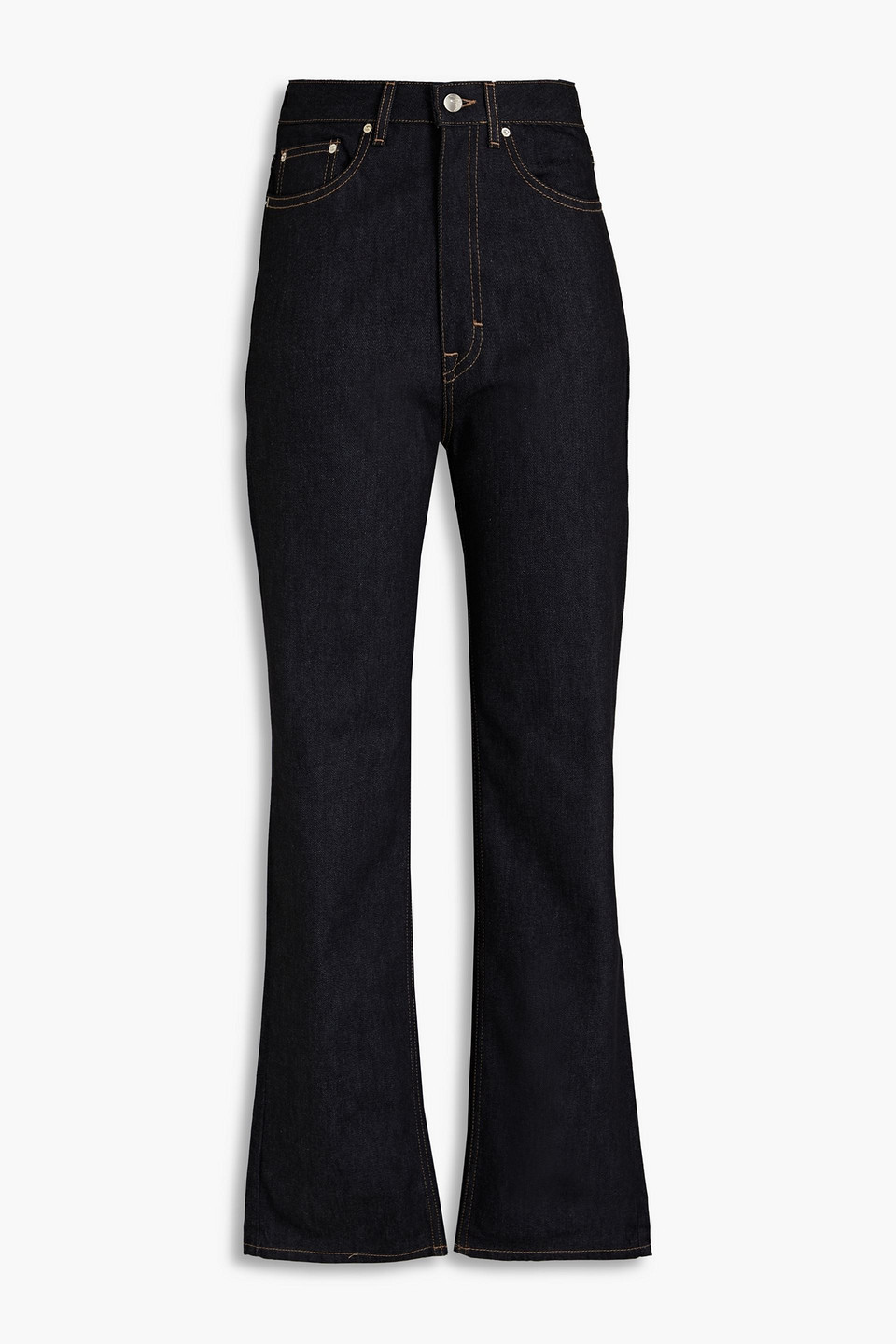 Remain Birger Christensen High-rise Straight-leg Jeans In Black