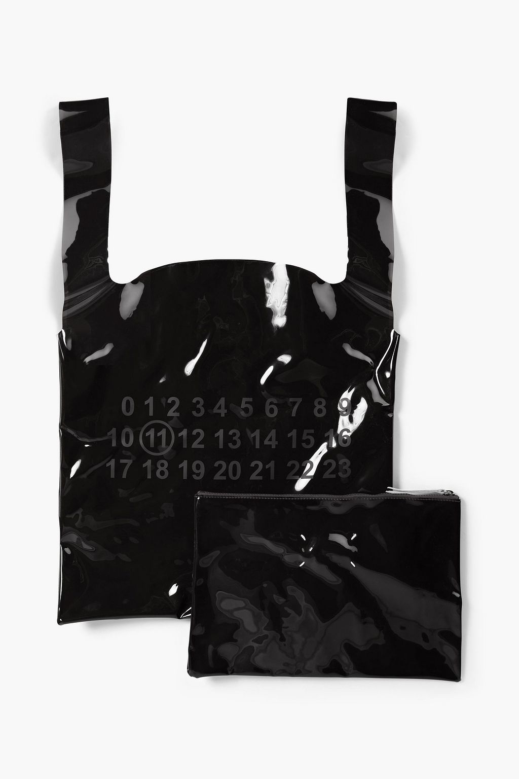 MAISON MARGIELA Logo-print PVC tote