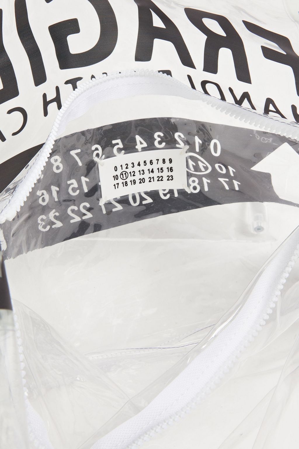 MAISON MARGIELA Printed PVC tote