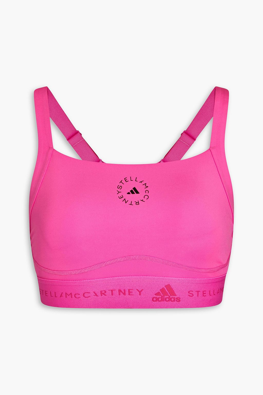 ADIDAS BY STELLA MCCARTNEY Appliquéd stretch sports bra | THE OUTNET