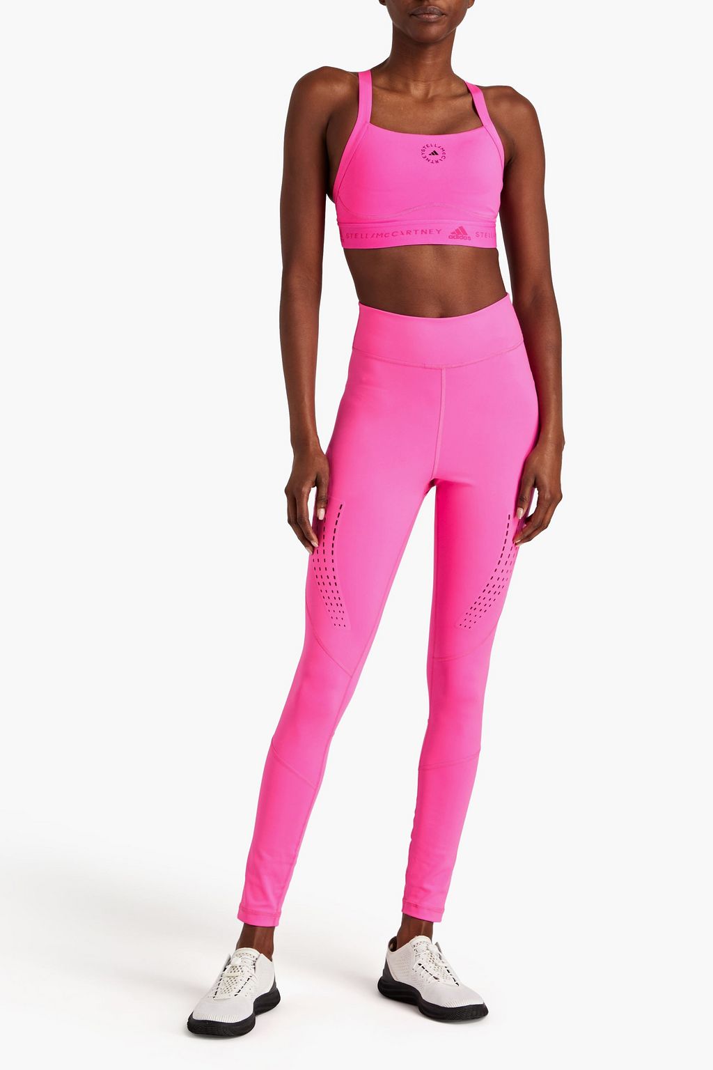 ADIDAS BY STELLA MCCARTNEY 아플리케 스트레치 스포츠 브라