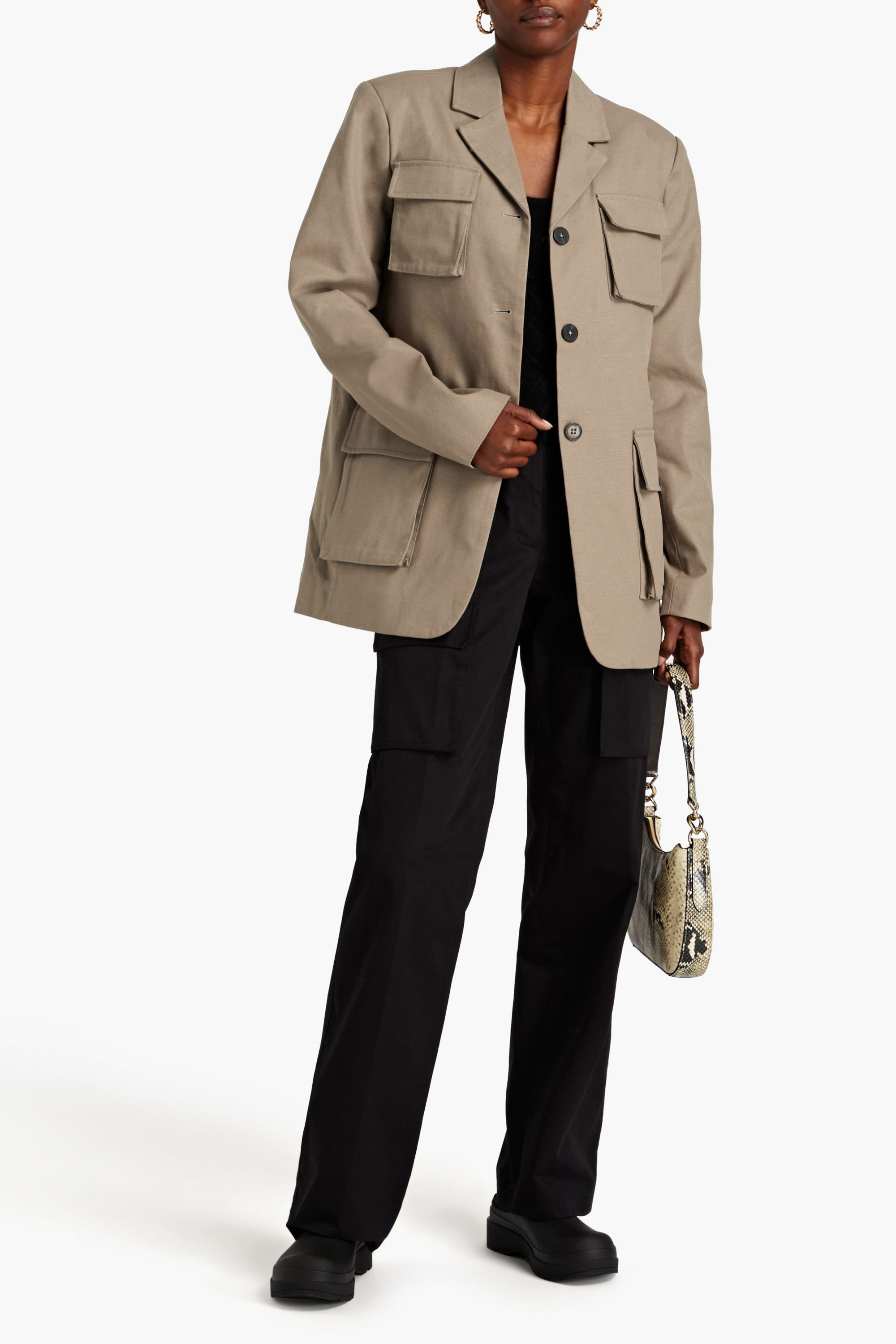REMAIN BIRGER CHRISTENSEN Cotton-canvas blazer