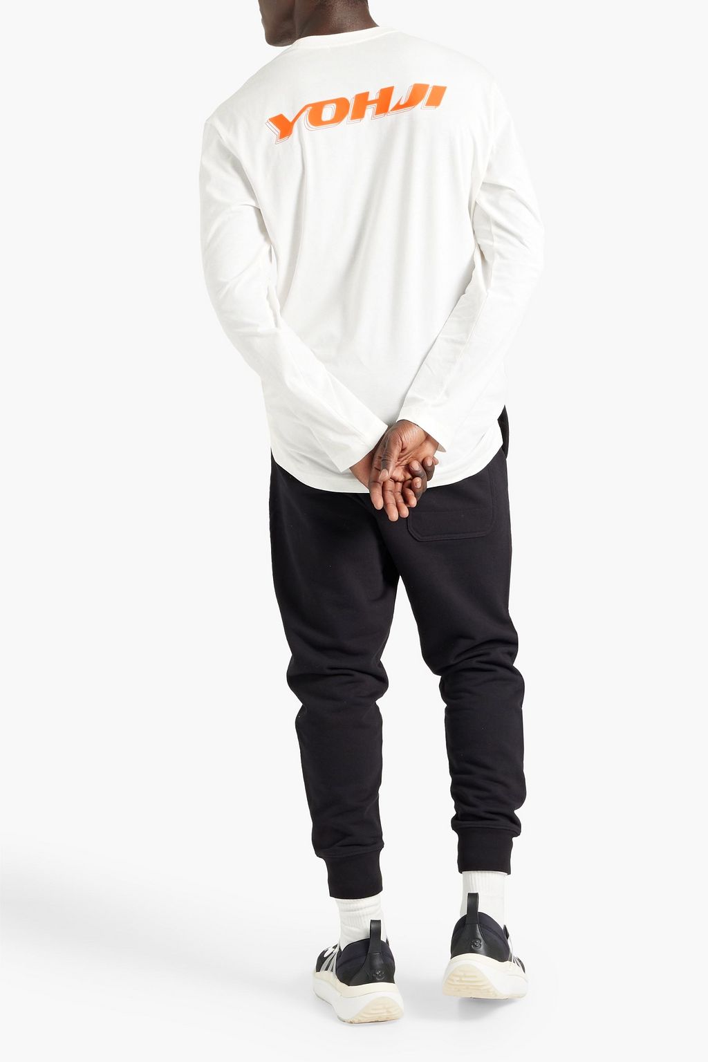 Y-3 Logo-print cotton-jersey T-shirt