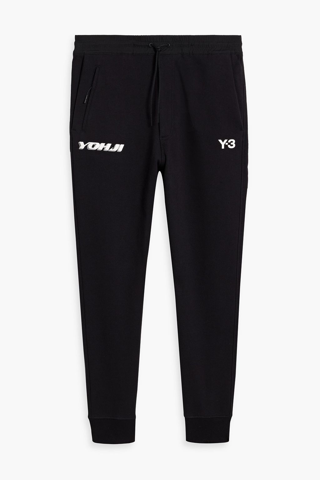 Y-3 French cotton-terry sweatpants