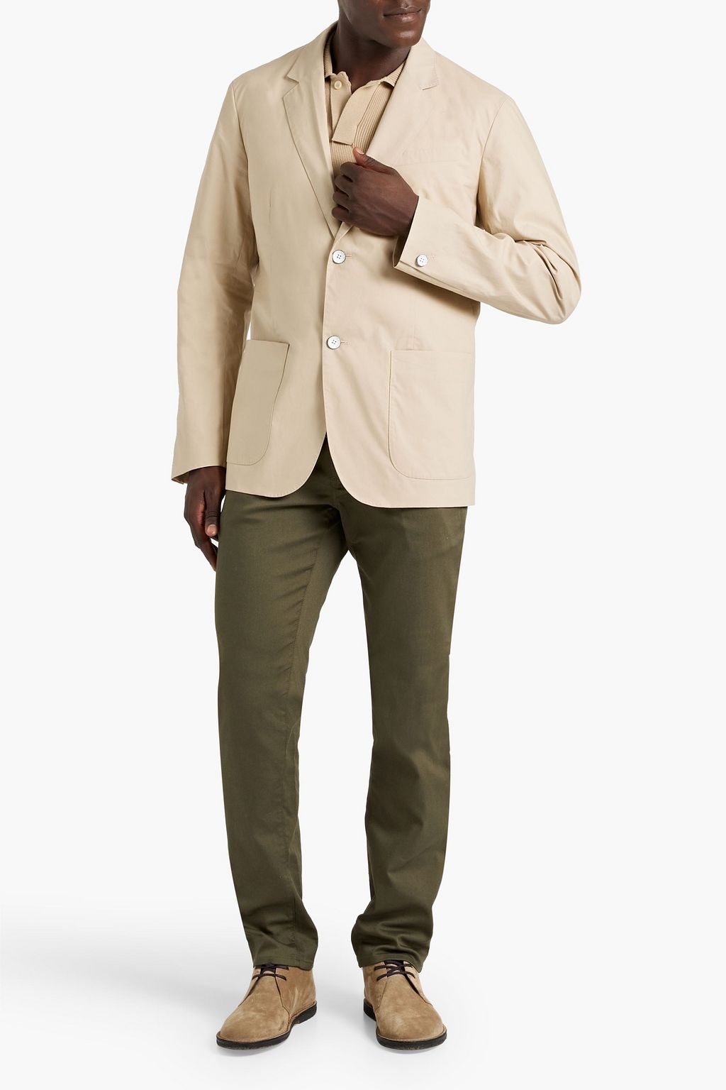 RAG & BONE Shift cotton-poplin blazer