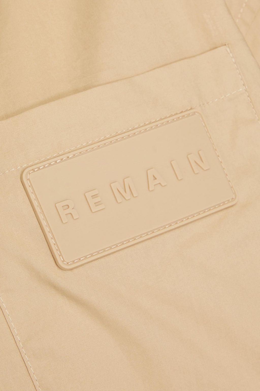 REMAIN BIRGER CHRISTENSEN 오버사이즈 코튼 포플린 미디 셔츠 드레스