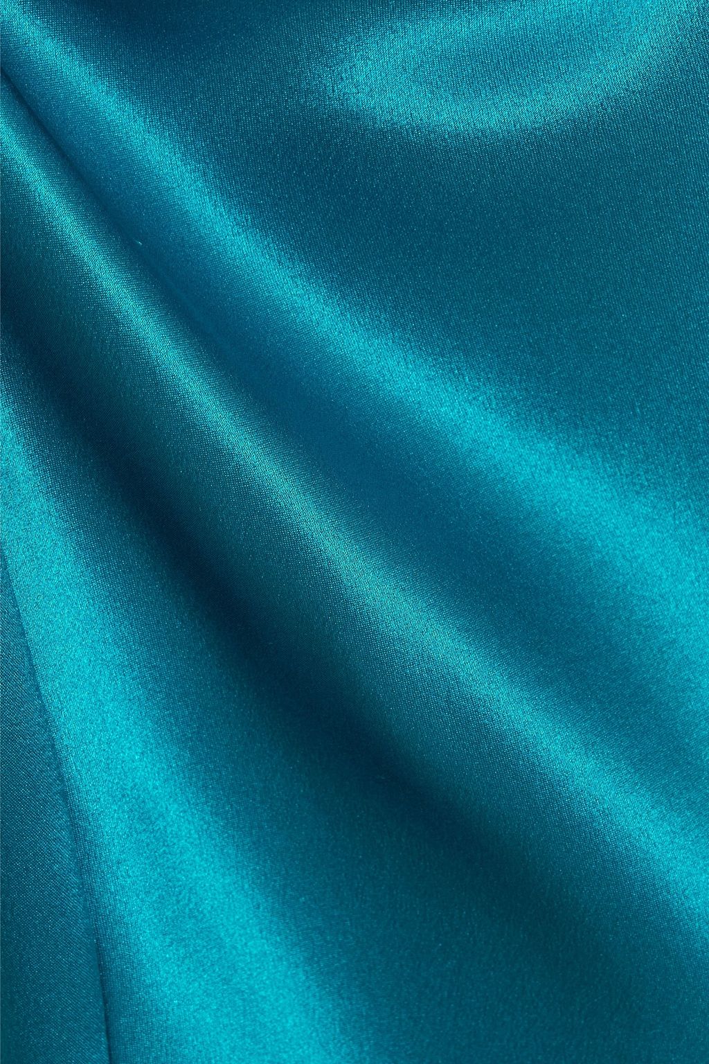 MICHELLE MASON Wrap-effect silk-satin maxi dress