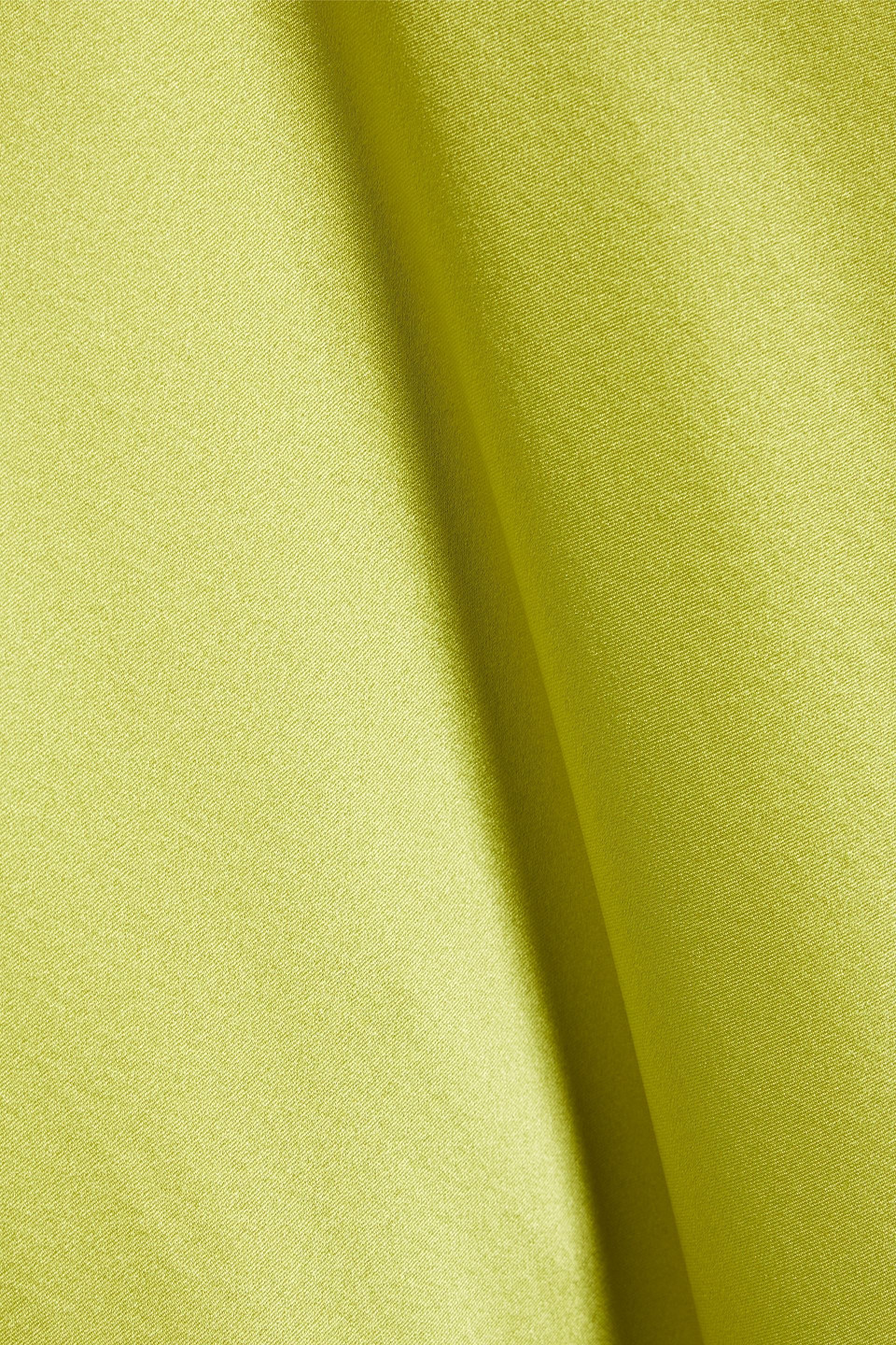 Shop Michelle Mason Draped Silk-satin Midi Slip Dress In Chartreuse