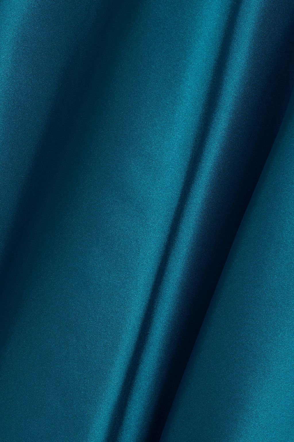 MICHELLE MASON Draped silk-satin midi slip dress