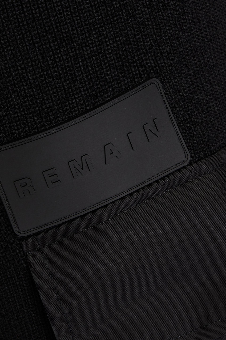 Remain Birger Christensen Cotton-blend Straight-leg Pants In Black