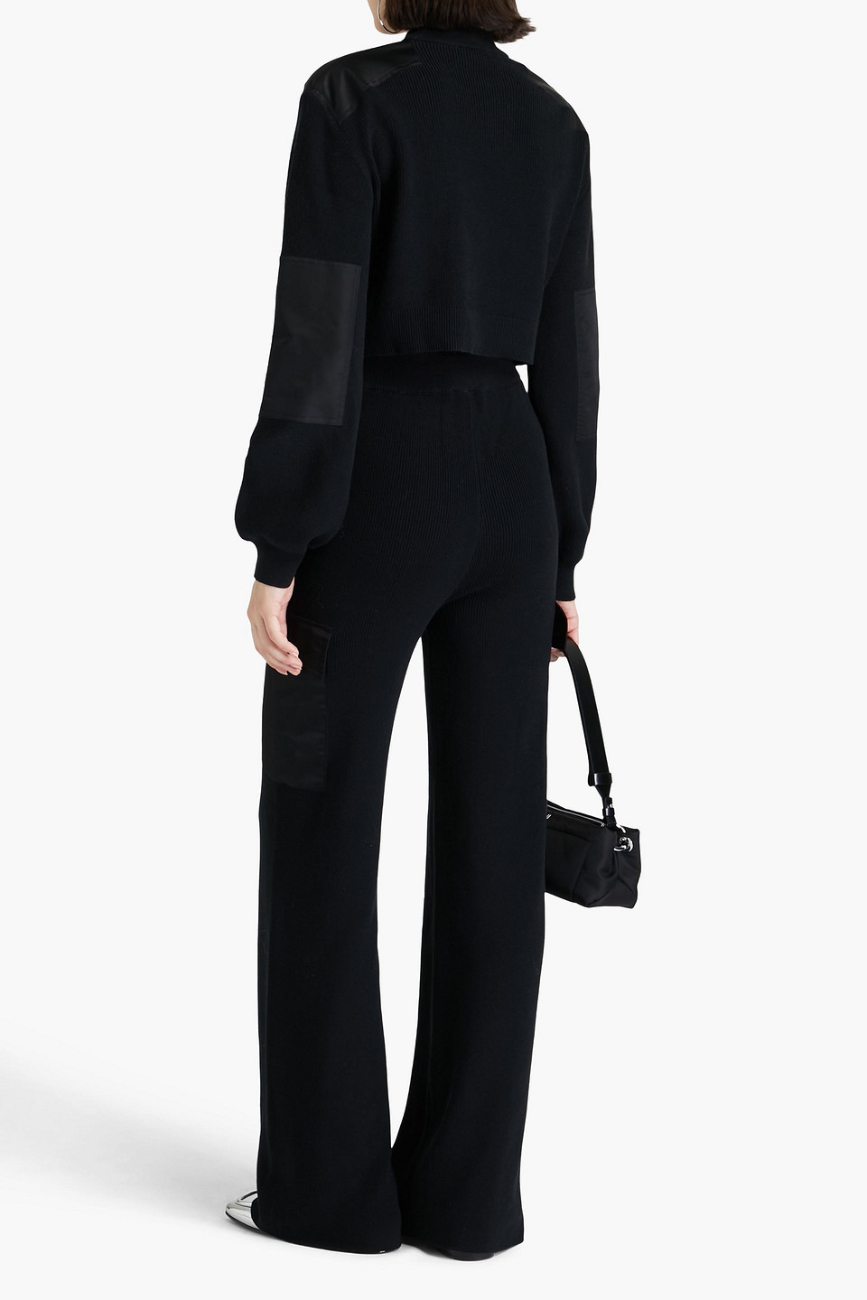 Remain Birger Christensen Cotton-blend Straight-leg Pants In Black