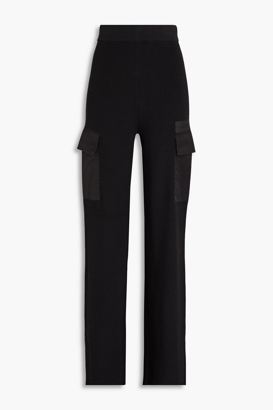 Remain Birger Christensen Cotton-blend Straight-leg Pants In Black
