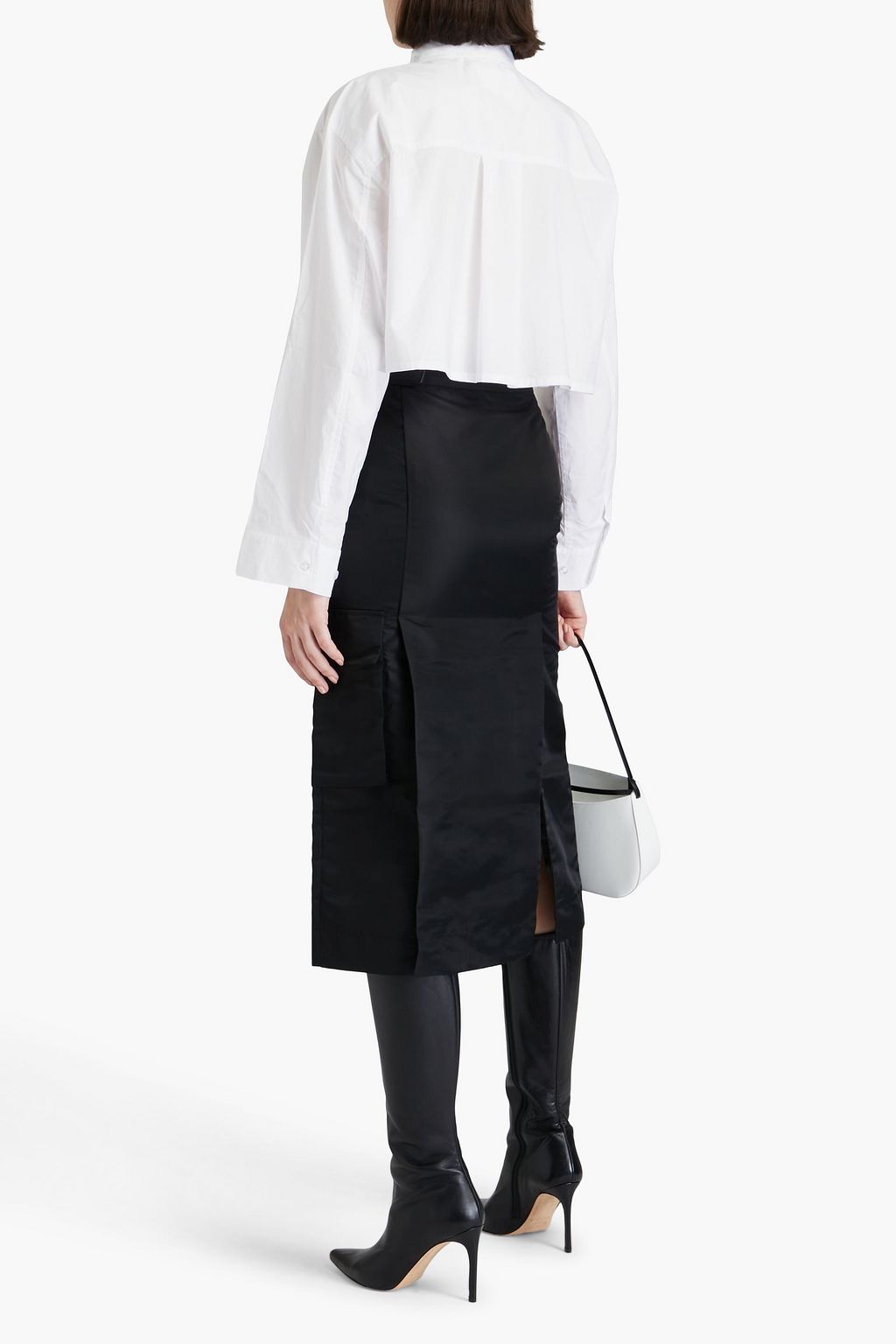 REMAIN BIRGER CHRISTENSEN Shell midi skirt | THE OUTNET