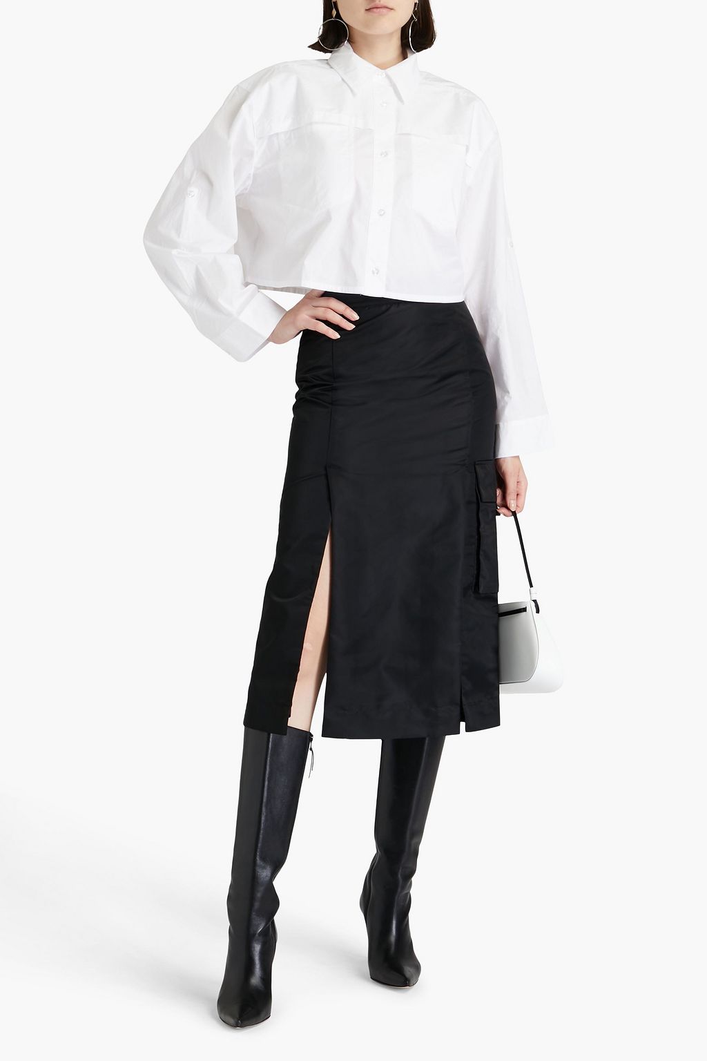 REMAIN BIRGER CHRISTENSEN Shell midi skirt