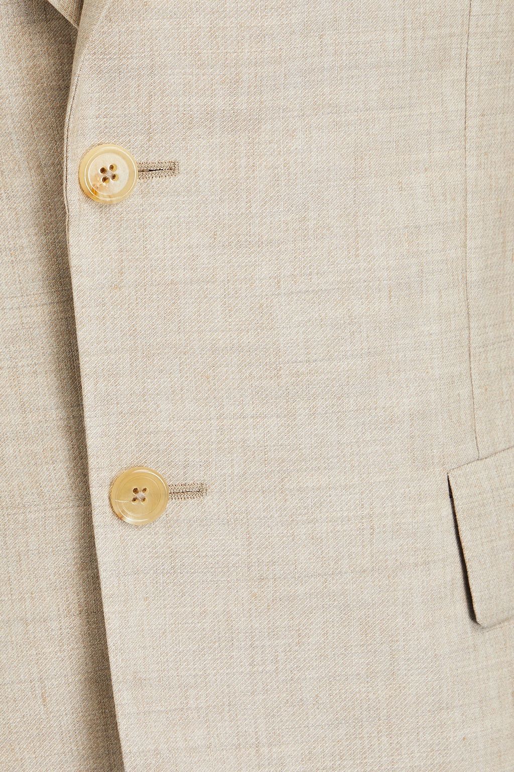PAUL SMITH Slim-fit linen and wool-blend blazer