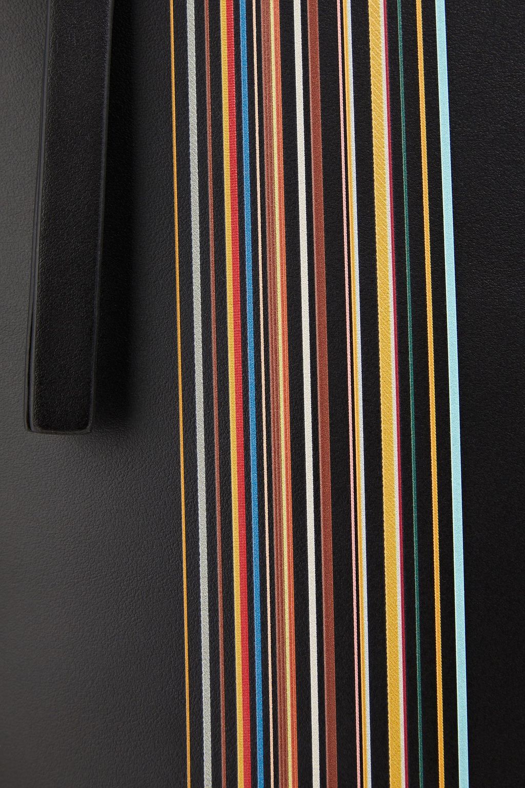 PAUL SMITH Striped leather backpack