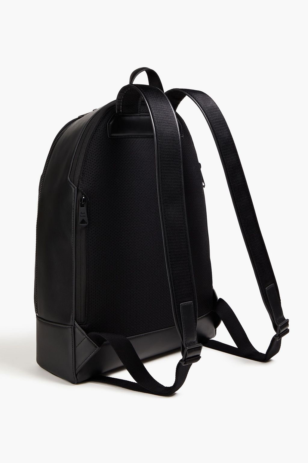 PAUL SMITH Striped leather backpack