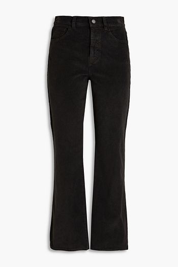 ALEXANDER WANG Crystal-embellished stretch-jersey leggings