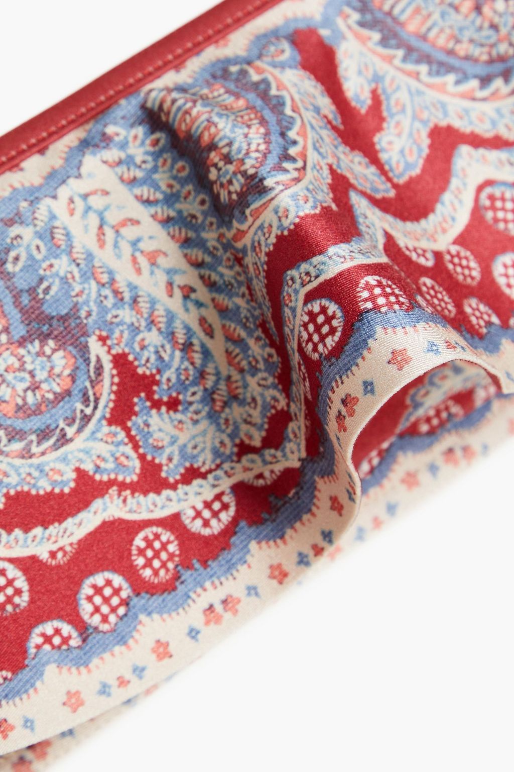ZIMMERMANN Ruffled paisley-print bandeau bikini