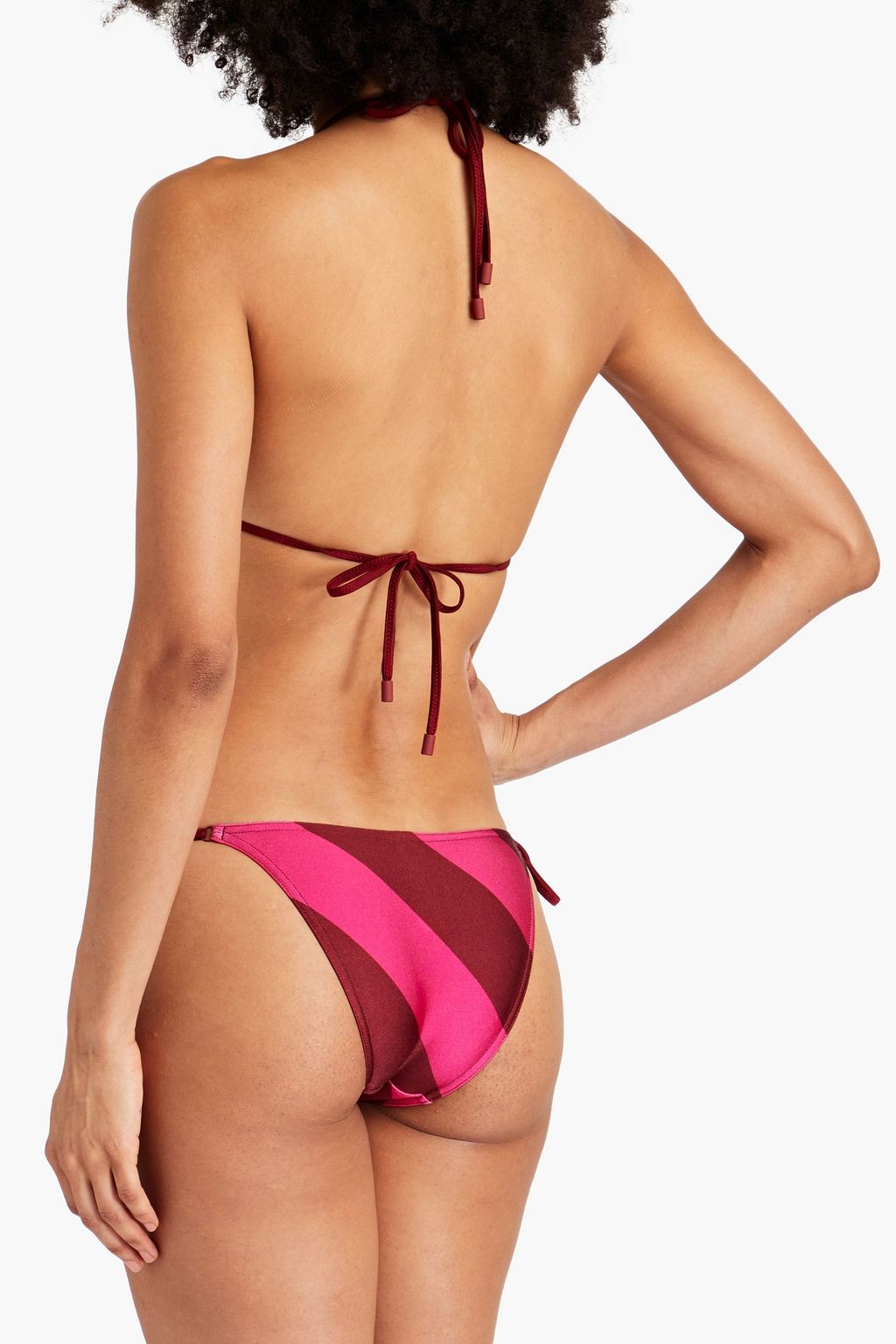 ZIMMERMANN Tiggy striped triangle bikini