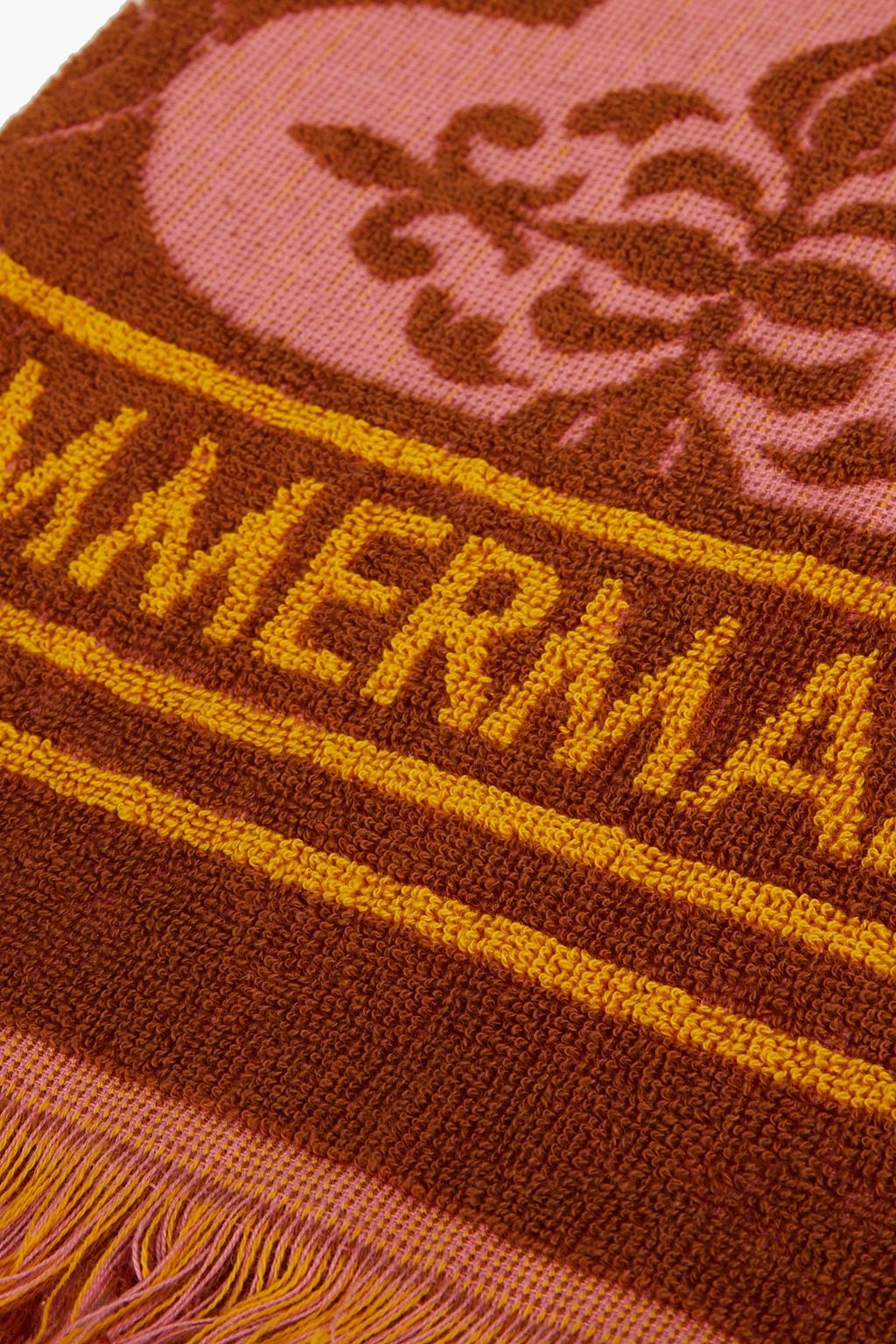 ZIMMERMANN Cotton-terry jacquard beach towel