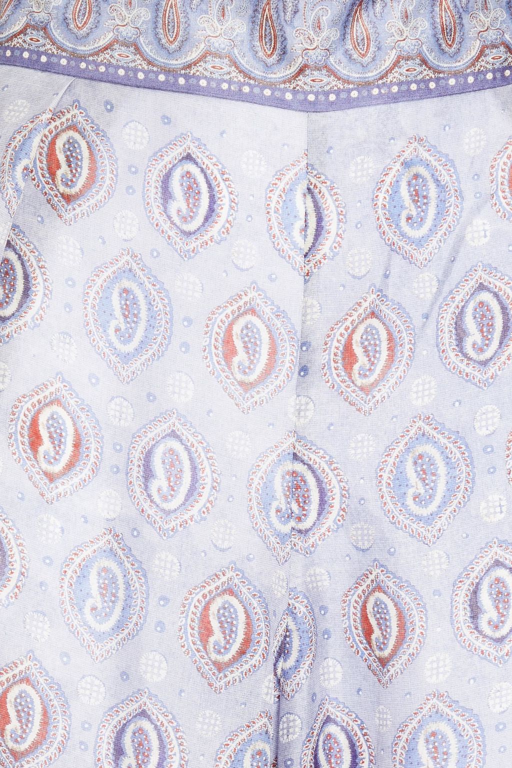 ZIMMERMANN Paisley-print silk crepe de chine tapered pants