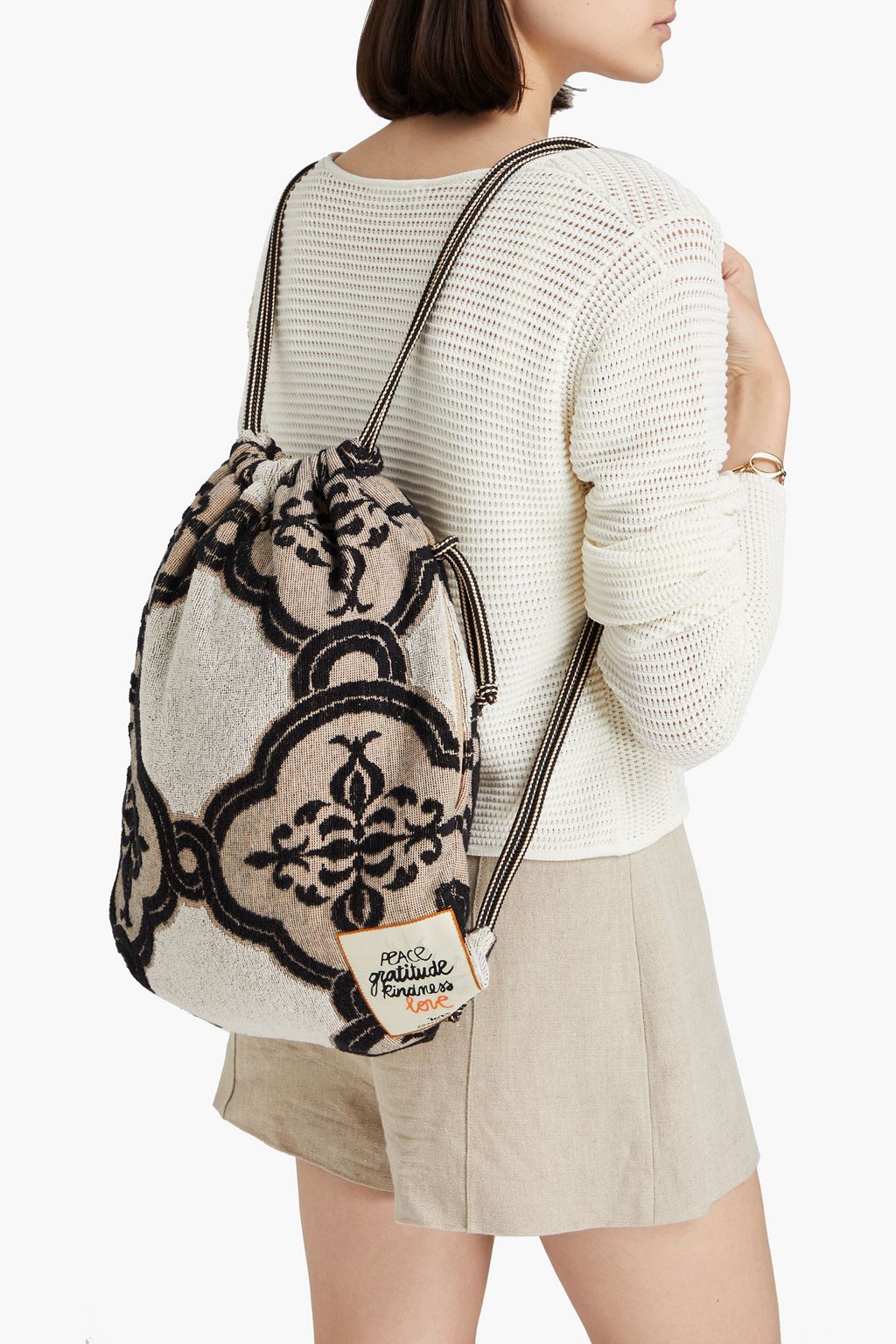 ZIMMERMANN Terry-jacquard backpack