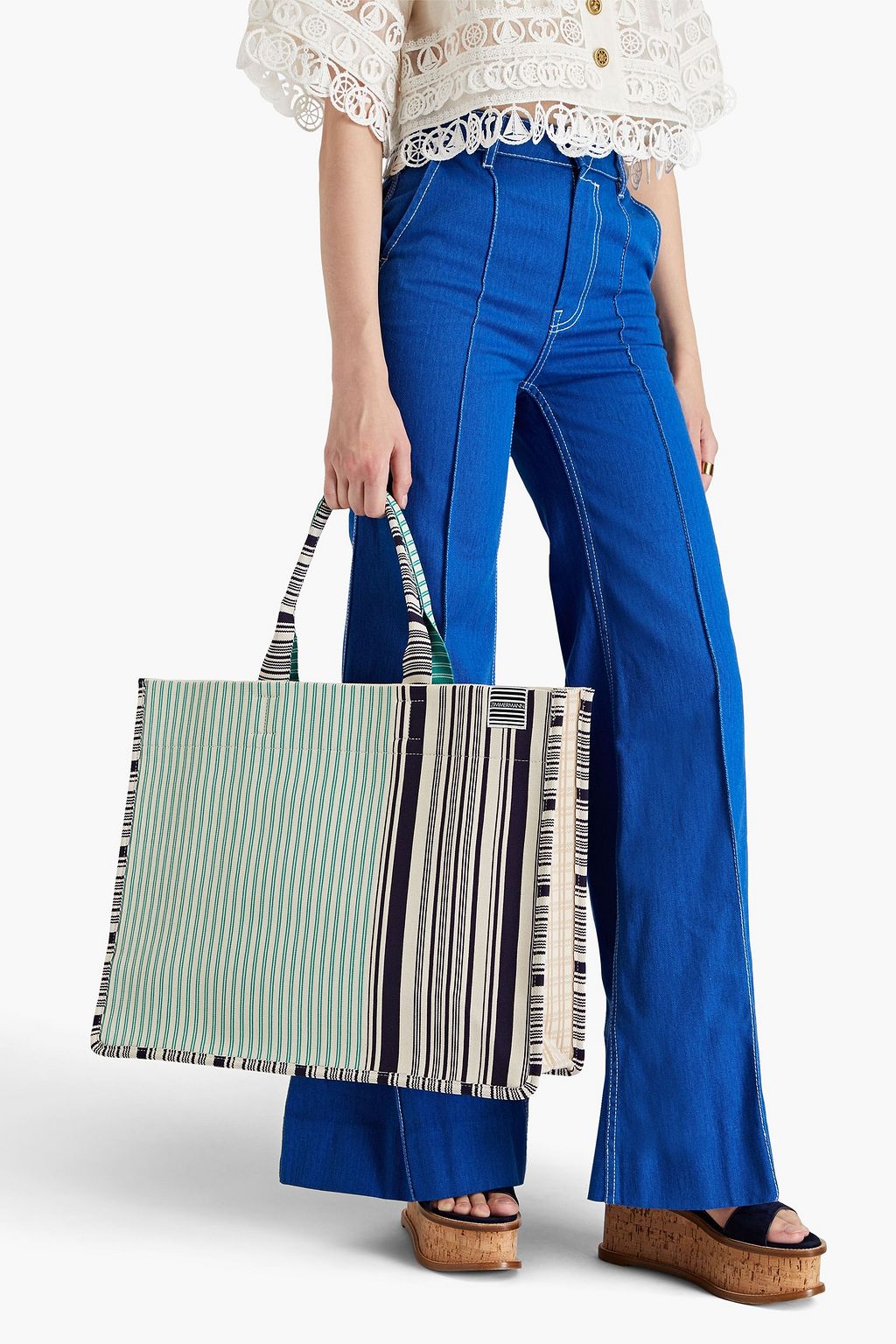 ZIMMERMANN Printed canvas tote