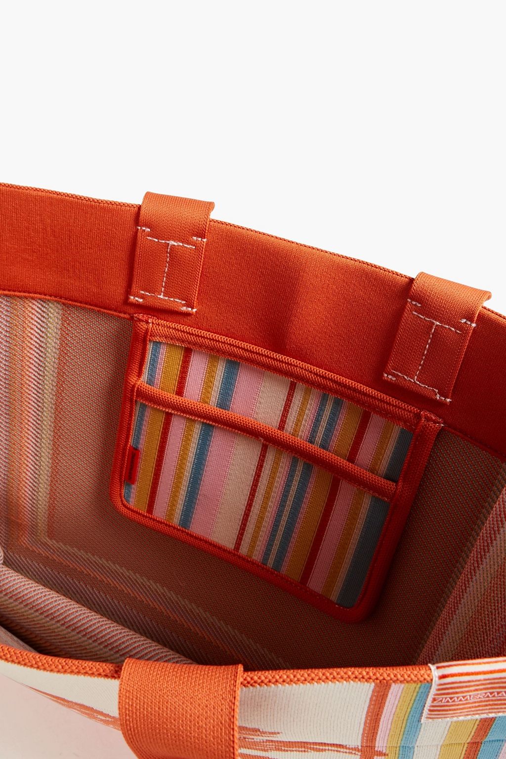 ZIMMERMANN Printed canvas tote