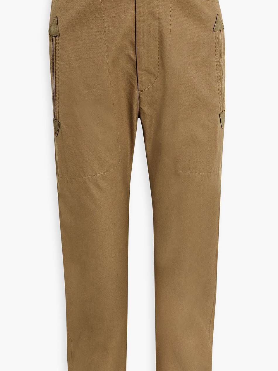 raluniae cropped cotton tapered pants