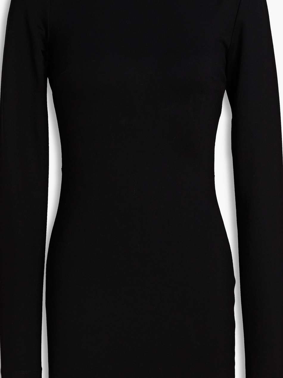 cutout jersey mini dress