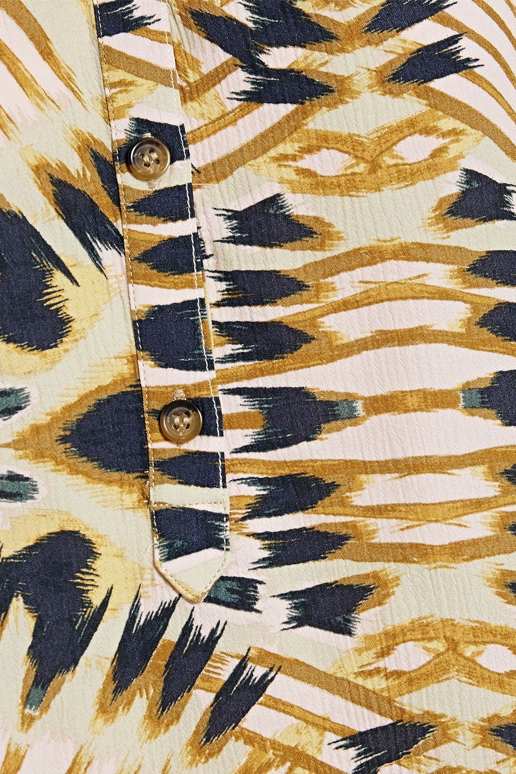 BA&SH Calysta printed crepe blouse