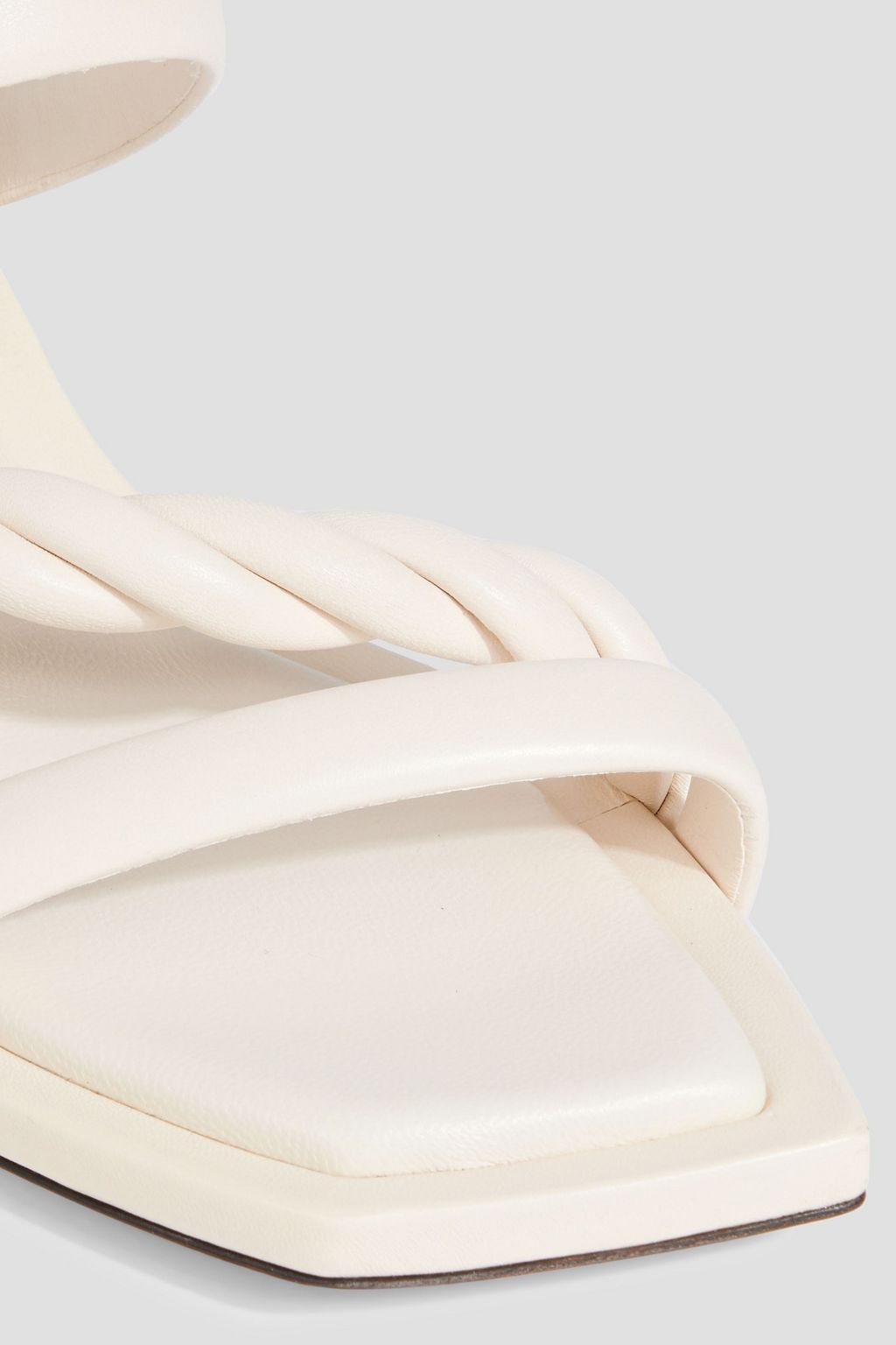 JIMMY CHOO Diosa 50 twisted leather mules