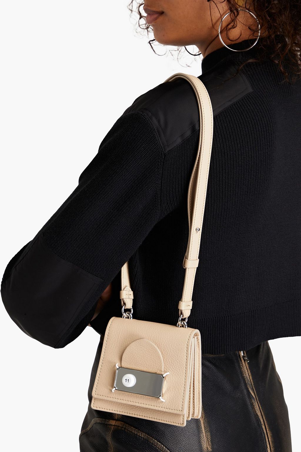 MAISON MARGIELA Textured-leather shoulder bag