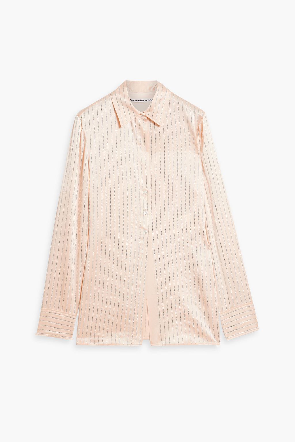 alexander wang crystal embellished shirt