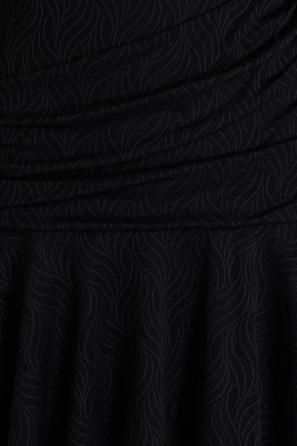 ROTATE BIRGER CHRISTENSEN Ruched mesh mini dress