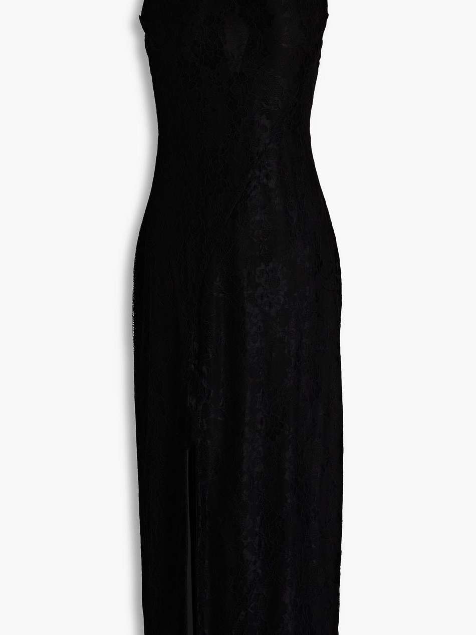 corded lace midi dress