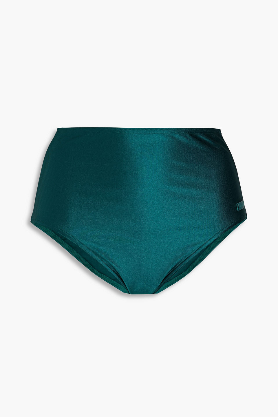 Zimmermann High-rise Bikini Briefs In Teal