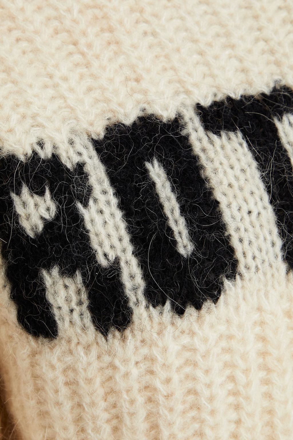 ROTATE BIRGER CHRISTENSEN Adley ribbed intarsia wool-blend sweater
