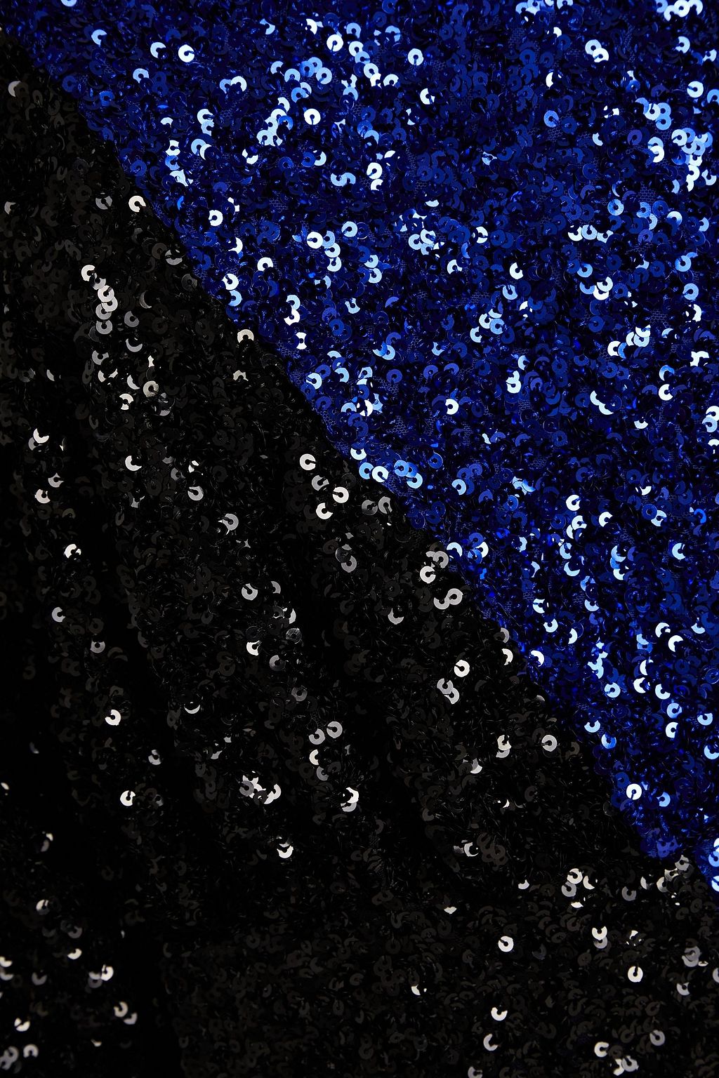 ROTATE BIRGER CHRISTENSEN メッシュ ミニワンピース バイカラー スパンコール付き