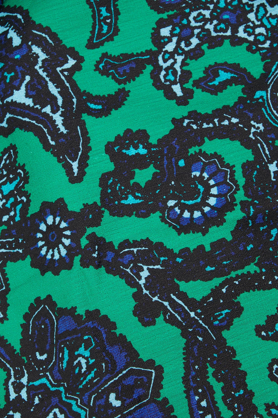 Zimmermann Fringed Pasiley-print Cotton Beach Towel In Green