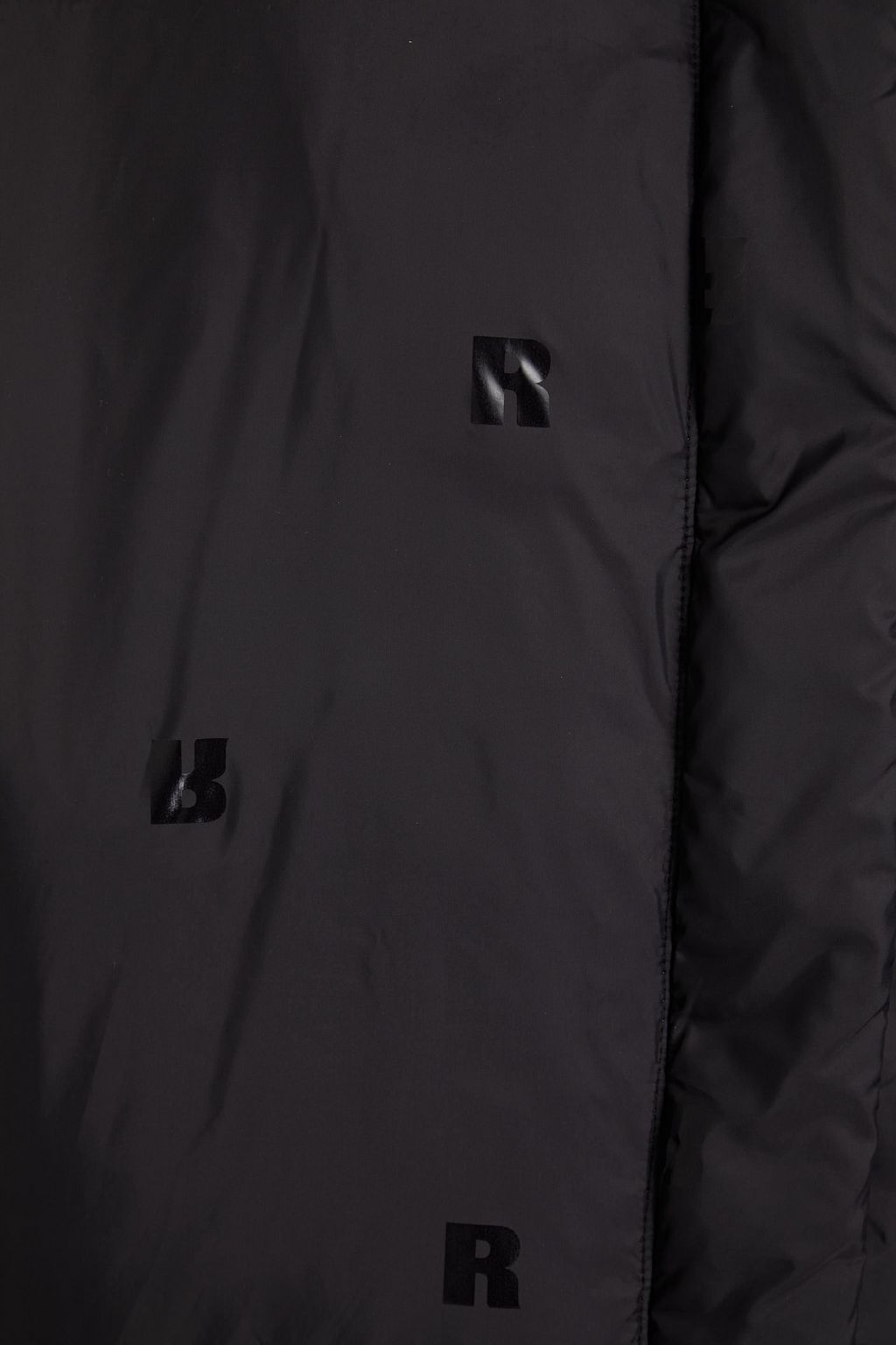 ROTATE BIRGER CHRISTENSEN Logo-print quilted shell hooded jacket