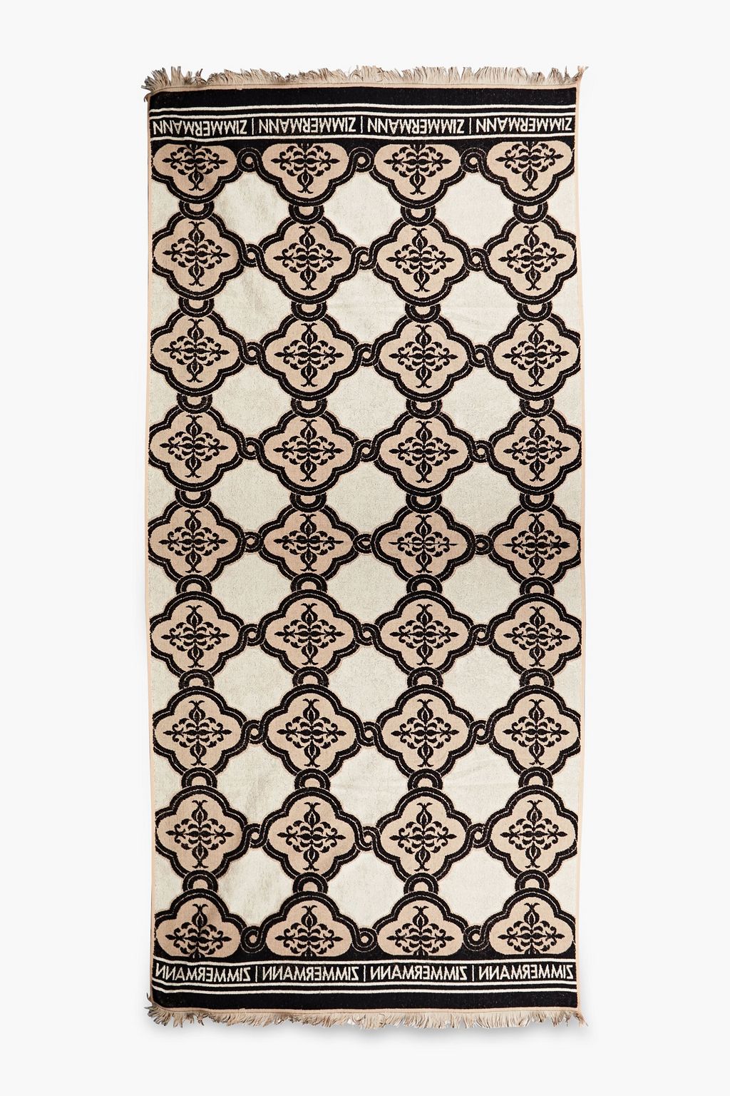 ZIMMERMANN Cotton-terry jacquard beach towel