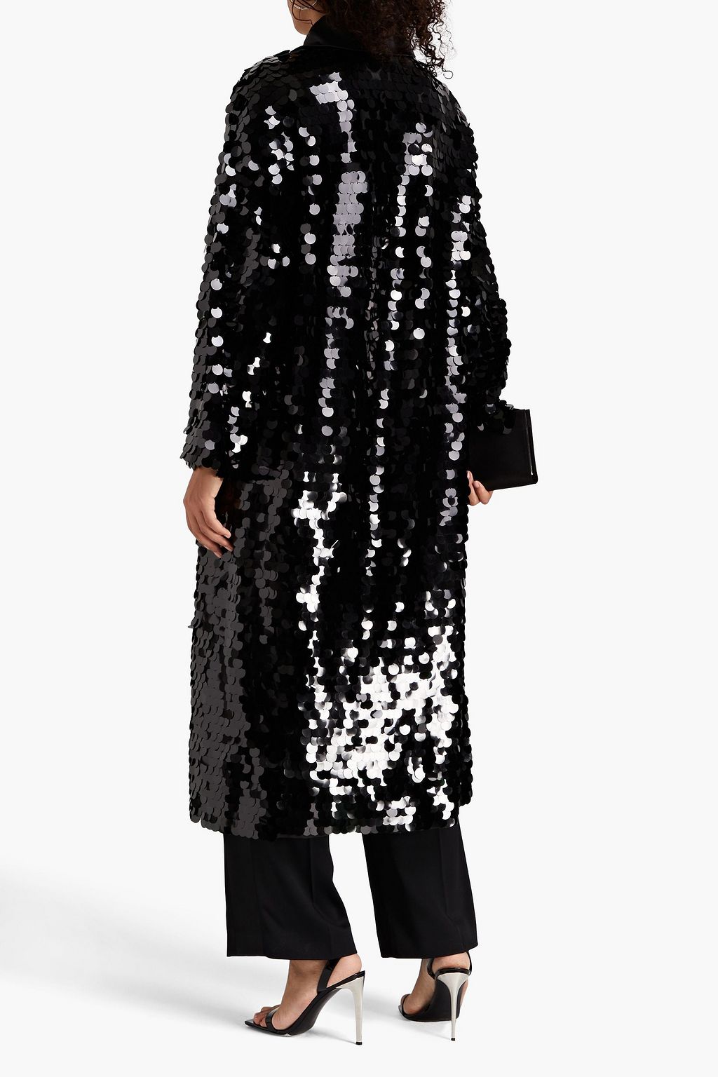 ROTATE BIRGER CHRISTENSEN メッシュ コート スパンコール付き