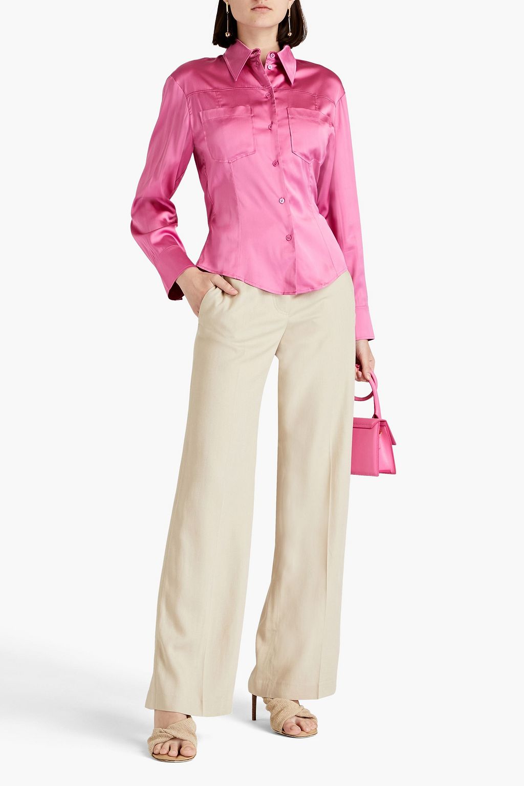 JACQUEMUS Marino woven wide-leg pants