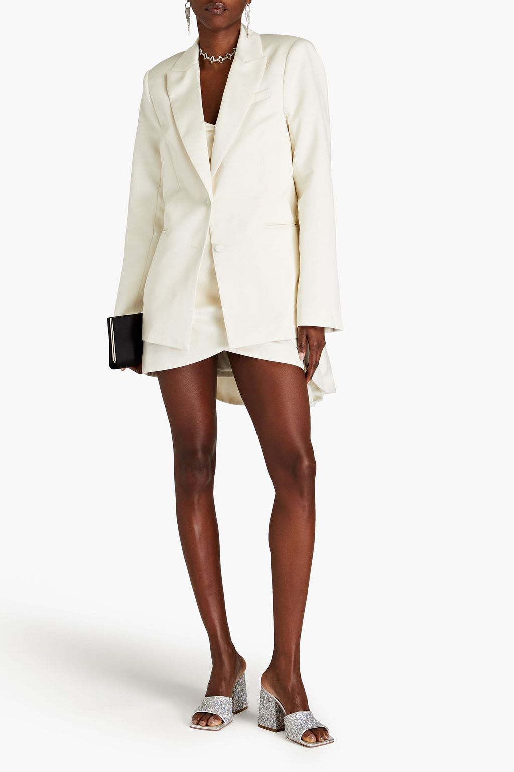 ROTATE BIRGER CHRISTENSEN Satin blazer