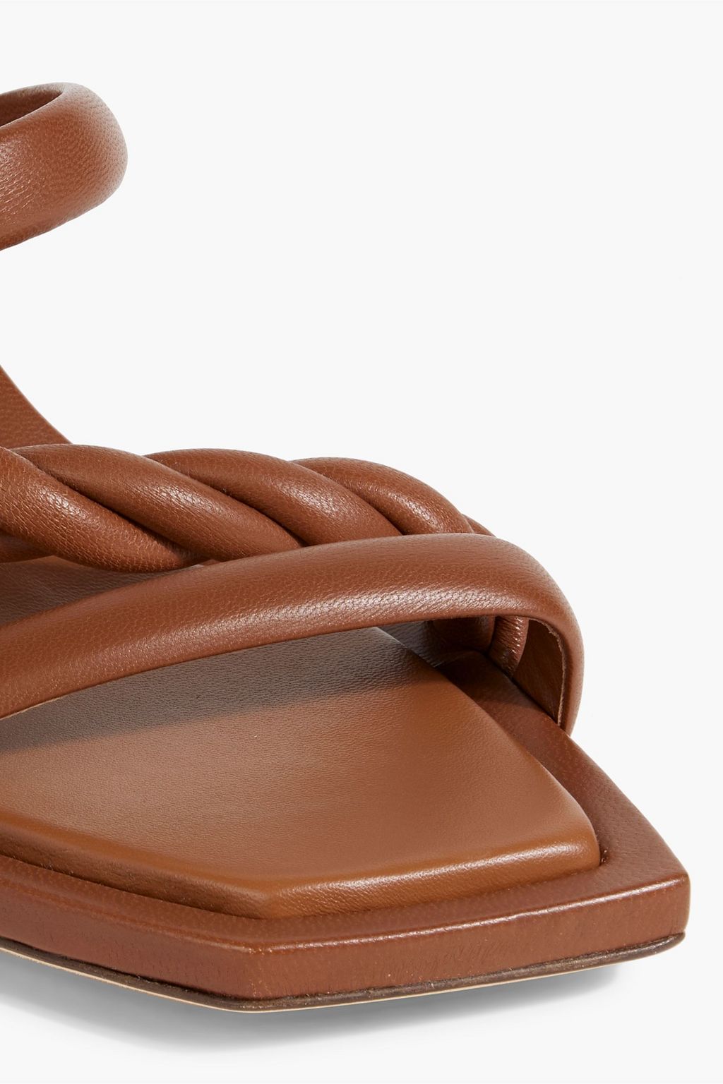 JIMMY CHOO Diosa 50 twisted leather mules