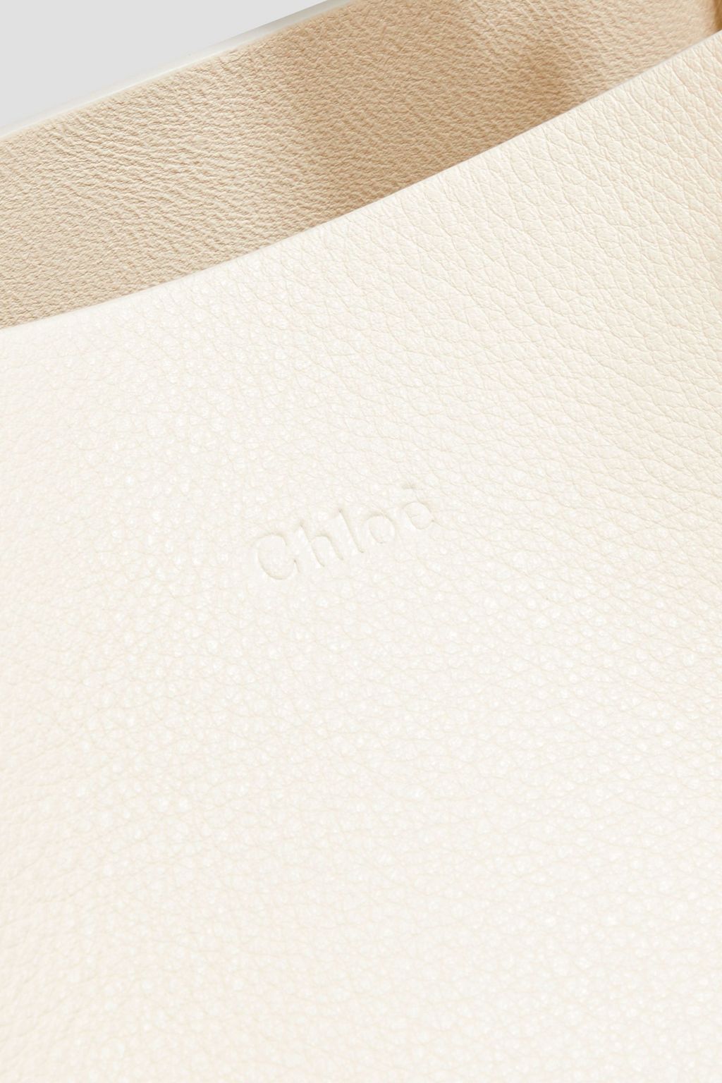 CHLOÉ Carmela studded pebbled-leather tote