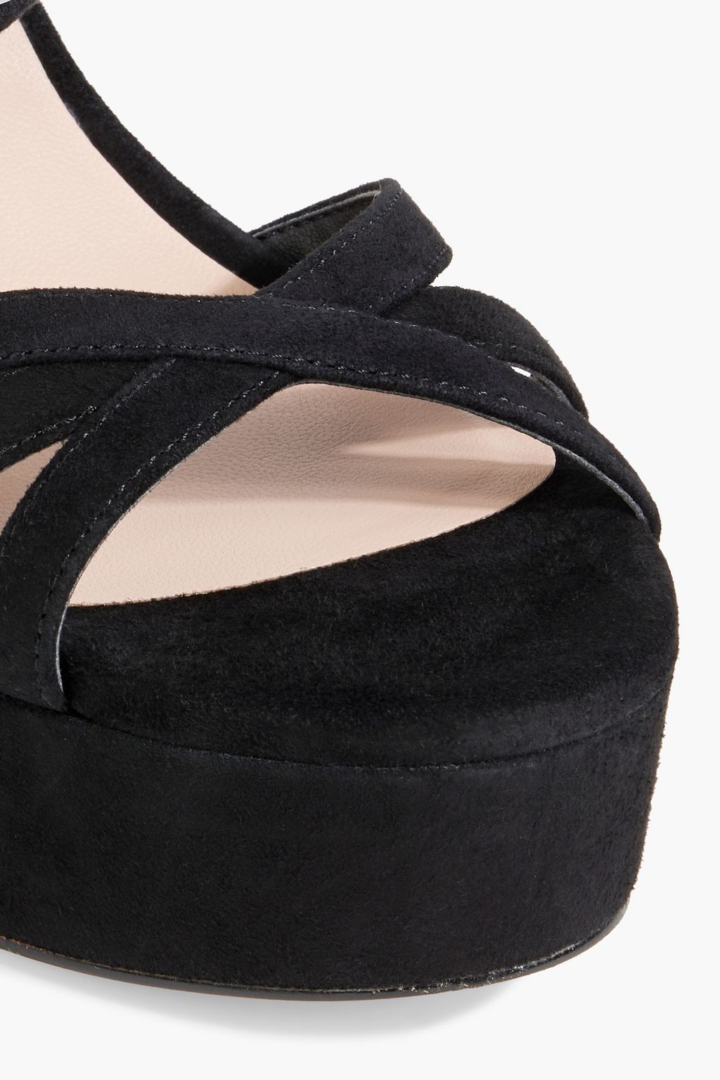STUART WEITZMAN Keefa suede platform sandals