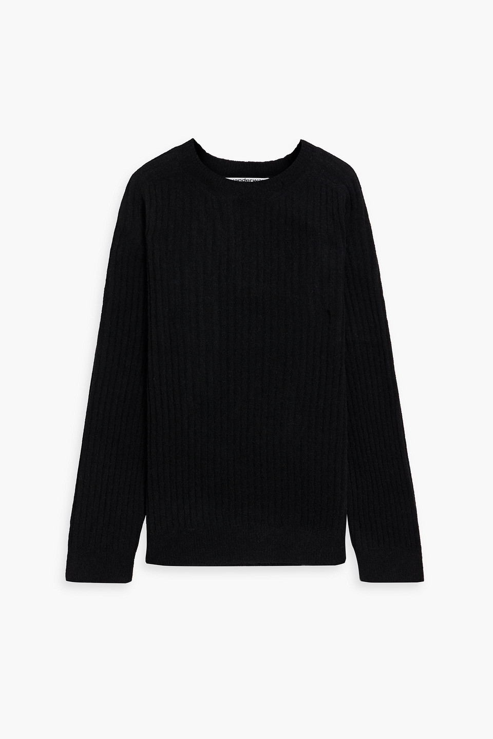 Ribbed alpaca-blend sweater